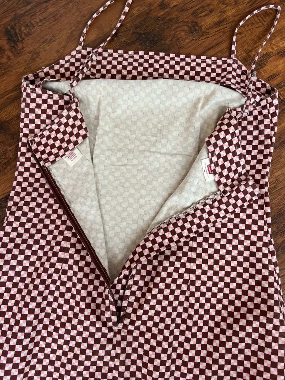 Levi’s Checkered Mini Dress - Picture 10 of 11